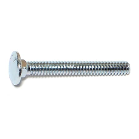 Midwest Fastener Carriage Bolt, Square Neck, 24 (Coarse), 1-1/2 in L, Steel, Zinc Plated, 100 PK 01043